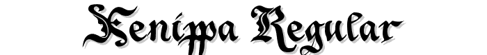 Xenippa Regular font